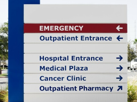 Hospital Sign board